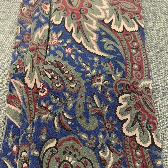 Vintage Christian Dior Monsieur Tie Purple And Floral Like Pattern - Picture 7 of 8